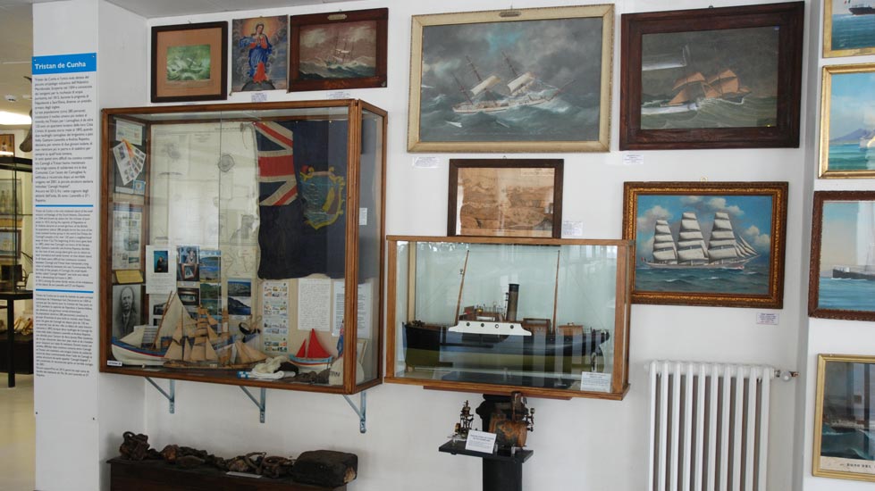 Blick in den Innenraum des Schifffahrtsmuseums